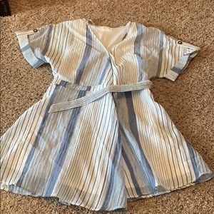 cute striped dress size s